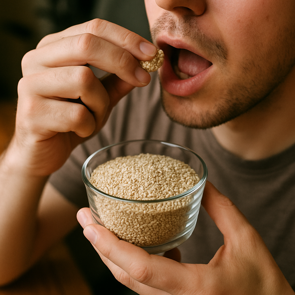 how to eat sesame seeds