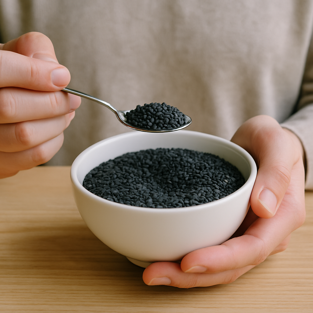 how to eat black sesame seeds
